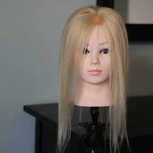 Blonde Human Hair Mono Topper